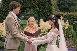 Emma Green celebrant leading a wedding